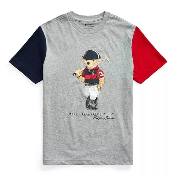 Polo Ralph Lauren Other - Polo Ralph Lauren Classic Fit Paneled Polo Bear Crewneck t-shirt Size 18/20 XL